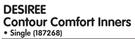 Desiree Contour Comfort Inners Single