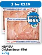 New Era Chicken Breast Fillet - 2x2.7Kg