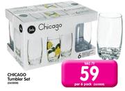 Chicago Tumbler Set-Per 6 Pack