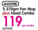 Addis 370g Fan Mop Plus Head Combo-Per Combo