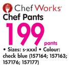 Chef Works Chef Pants