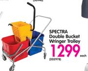 Spectra Double Bucket Wringer Trolley