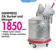 Geerpress 28Ltr Bucket And Wringer