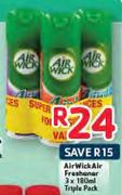 Airwick Air Freshener Triple Pack- 3 x 180ml