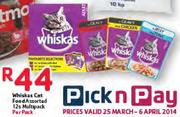  Whiskas Cat Food Assorted Multipack-12's Per Pack