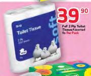 PnP 2-Ply Toilet Tissue Assorted- 9's Per Pack