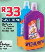  Mr Muscle Tile Cleaner Banded Pack-2 x 275ml