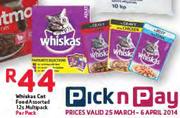 Whiskas Cat Food Assorted Multipack-12's Per Pack