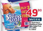 Sta-Soft Fabric Conditioner Refil Value Added Pack-4 x 500ml