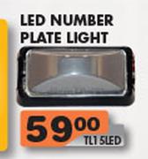 LED Number Plate Light