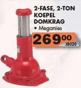 2-Fase,2 Ton Koepel Domkrag Meganies