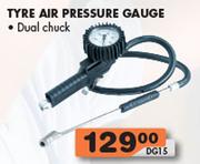 Tyre Air Pressor Gauge Dual Chuck