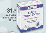 Bennetts Saline Nose Drops-300ml