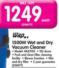 Wap 1500W Wet And Dry Vacuum Cleaner MULTI20