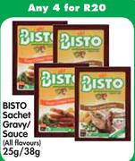 Bisto Sachet Gravy/Sauce(All Flavours)-4x25/38G
