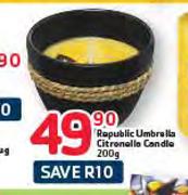  Republic Umbrella Citronella Candle-200g