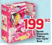 Barbie Glamtastic Talking Hair Stylin' Book