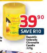 Republic Umbrella Citronella Candle-320g