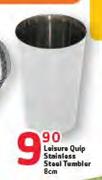 Leisure Quip Stainless Steel Tumbler-8cm
