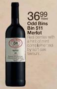 Odd Bins Bin 511 Merlot-750ml