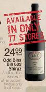 Odd Bins Bin 603 Shiraz-750ml