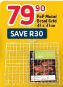 PnP Metal Braai Grid-41x31cm