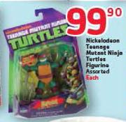 Nickeladeon Teenage Mutant Ninja Turties Figurine Assorted