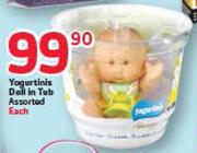 Yogurtinis Doll In Tub Assorted