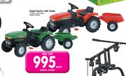Pedal Tractor With Trailer