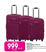 Executive 3 Piece Luggage Trolley Set -Per Set