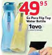 Tevo Go Pure Flip Top Water Bottle