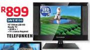 Telefunken 15"/38cm LED HD Ready Tv