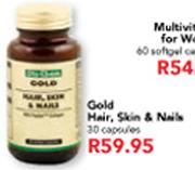Gold Hair,Skin & Nails Capsules-30's