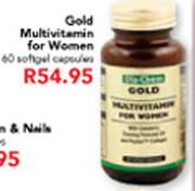 Gold Multivitamin For Women 60 Softgel Capsules