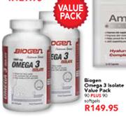 Biogen Omega 3 Isolate Value Pack 90 + 90 Softgels