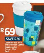Cool Gear Eco Z Go Or Reflection Coffee Mug Assorted Colour-15oz Each
