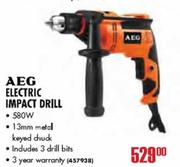 AEG Electric Impact Drill -580W