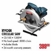 Ryobi Circular Saw -1200W (CS185)