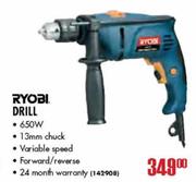 Ryobi Drill -650W
