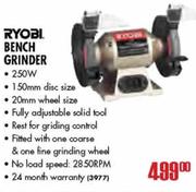 Ryobi Bench Grinder -250W