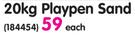 20kg Playpen Sand-Each