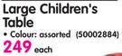 Jolly Large Children's Table-Each
