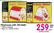 Playhouse With 100 Balls-Each