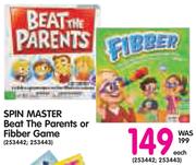 Spin Master Beat The Parents Or Fibber Game-Each