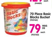 70 Piece Basic Blocks Bucket