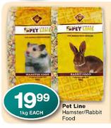 Pet Line Hamster/Rabbit Food-1kg each