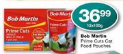 Bob Martin Prime Cuts Cat Food Pouches-12 x 100g