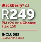 Blackberry Z3-On UChoose Flexi 150