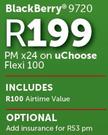 Blackberry Curve 9720-On UChoose Flexi 100