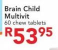 Brain Child Multvit Chew Tablets-60's